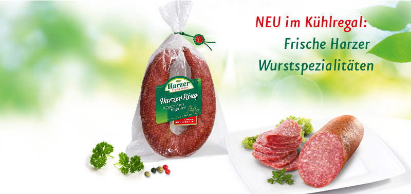 Neu im KÃ¼hlregal: Frische Harzer WurstspezialitÃ¤ten